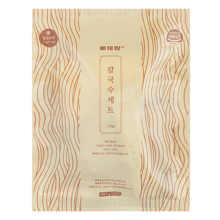 Jeonju Veteran Kalguksu (Korean knife-cut noodles) 196.5 g