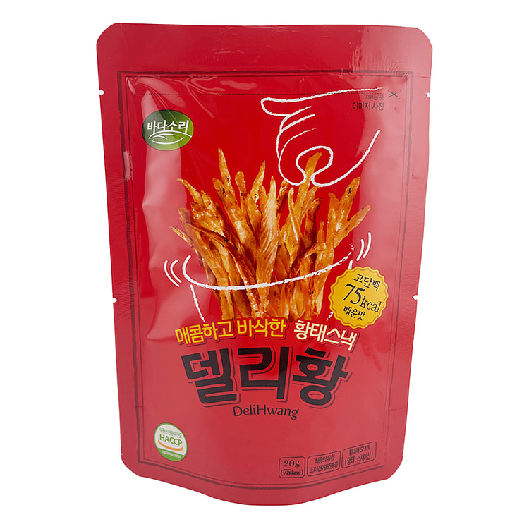 DeliHwang Premium Pollack Protein Snack Spicy 20 g