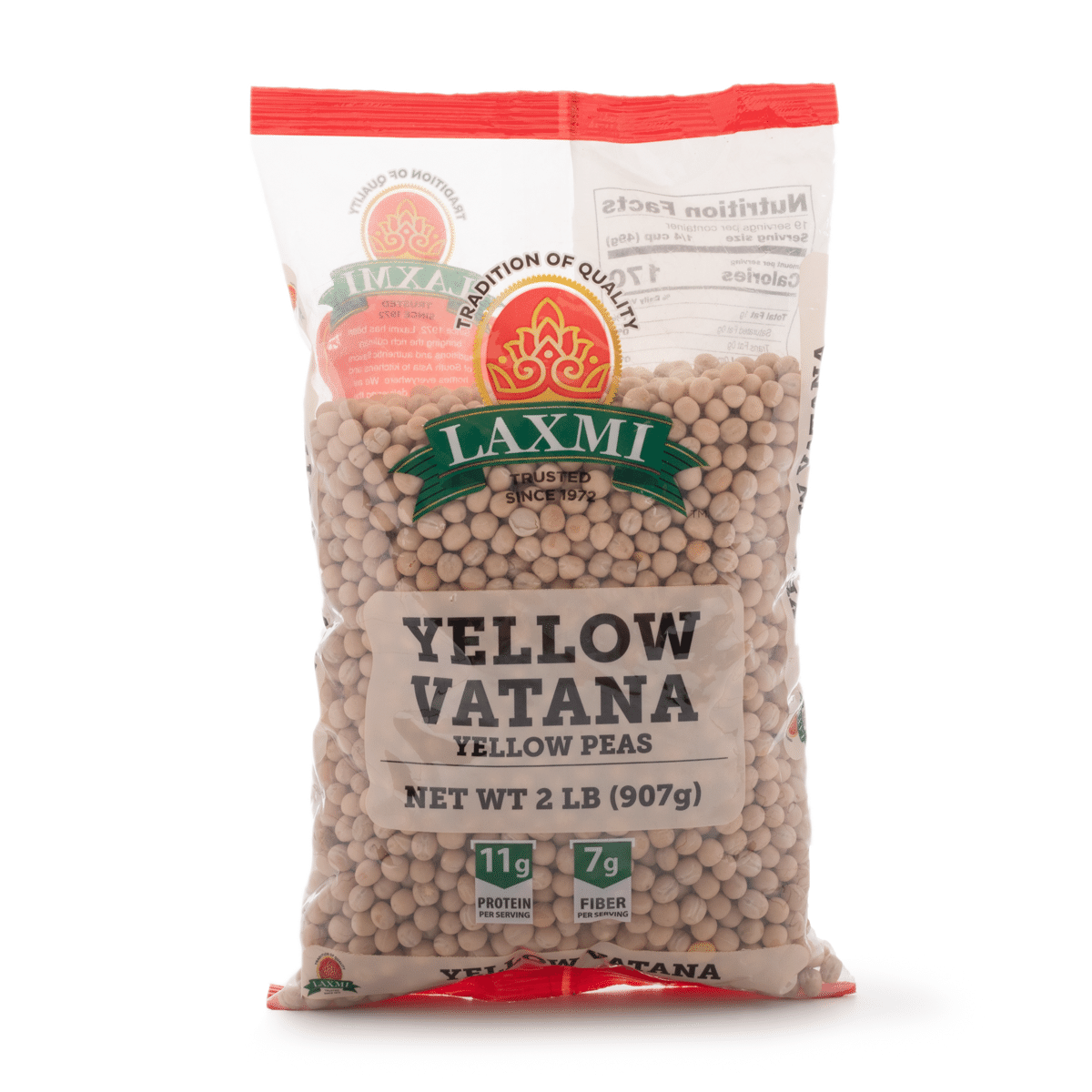 Vatana Amarelo Laxmi (Ervilhas Amarelas) 2 libra(s)