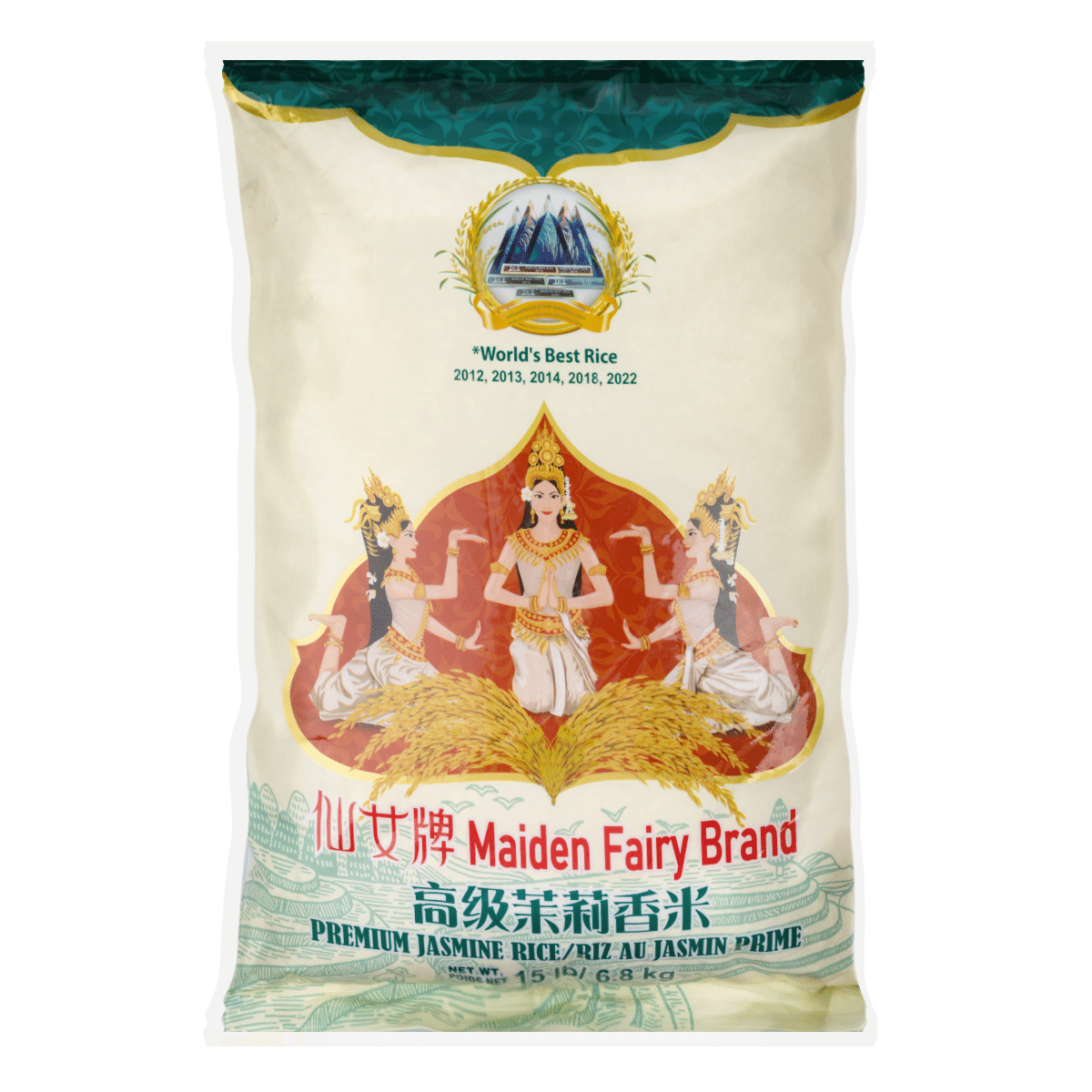 Maiden Fairy Brand Premium Jasmine Rice 15 lb