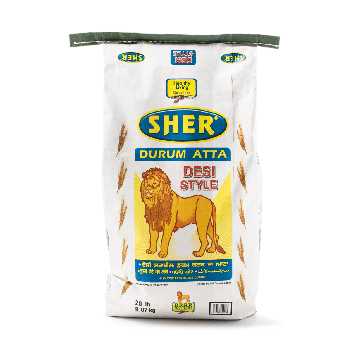 Sher Atta Durum Wala Flour 20 lb