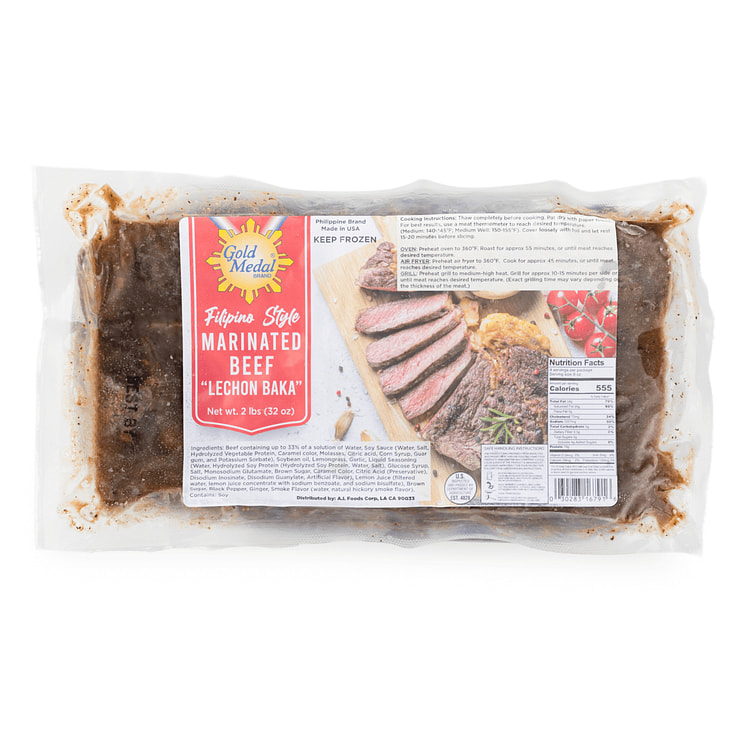 Gold Medal Marinated Beef Lechon Baka Style 2-2.5 each