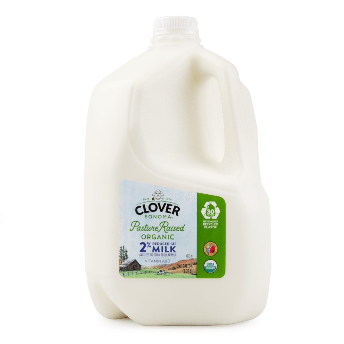 Clover Sonoma Organic 2% Milk 127.8 fl.oz