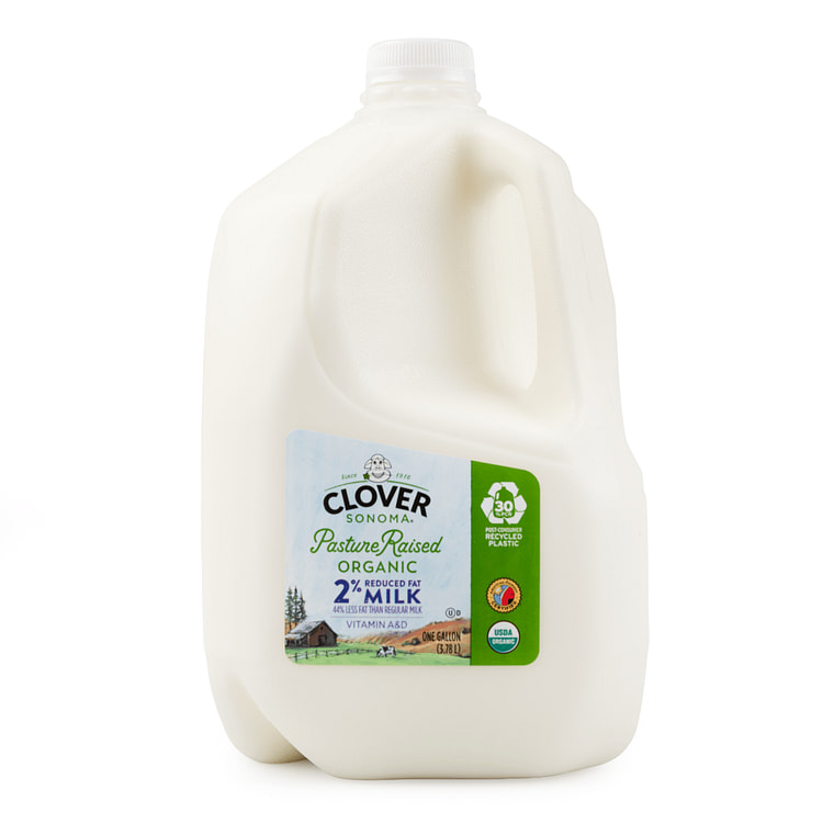 Leche Orgánica 2% Clover Sonoma 127.8 onza(s) líquida(s)