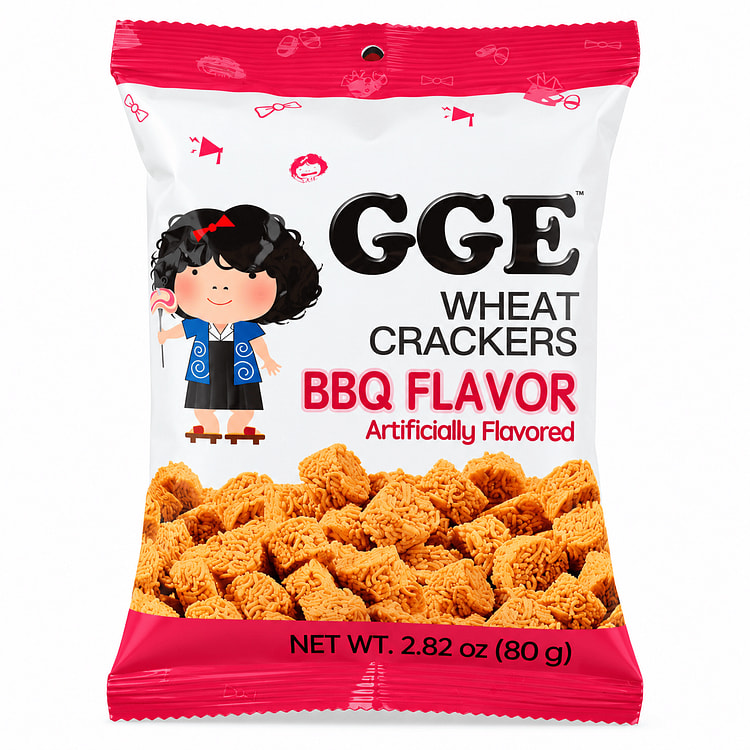 Wei Lih GGE 바비큐맛 라면스낵 80 그램
