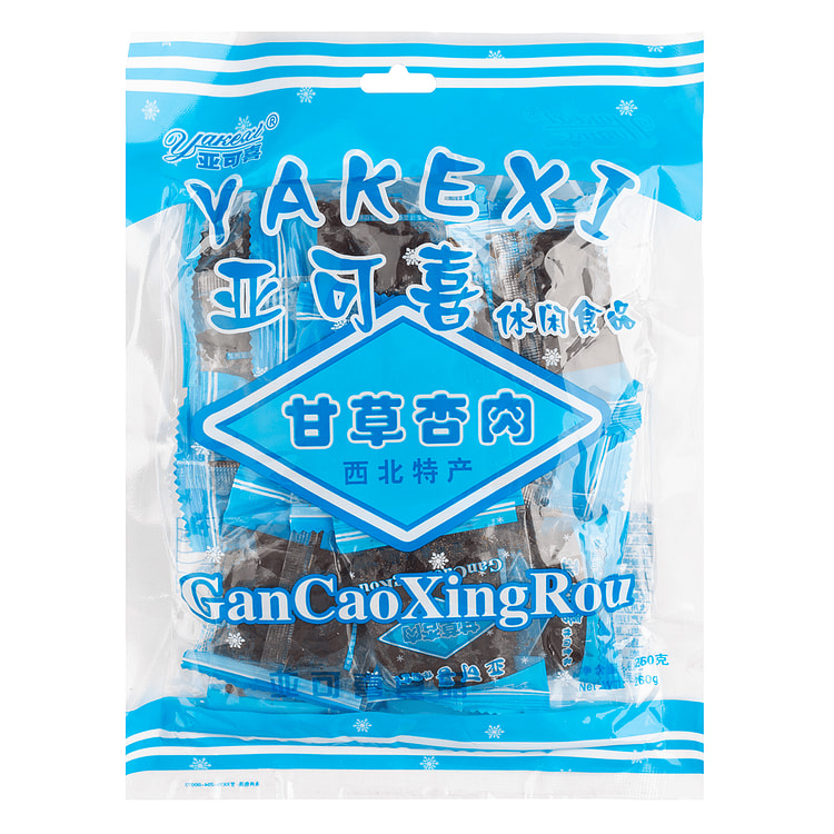 Yakexi Licorice-flavored Dried Apricot 260 g
