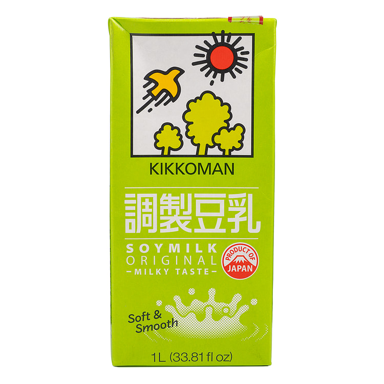 KKM 原味香浓豆奶 1升装 33.81 液盎司
