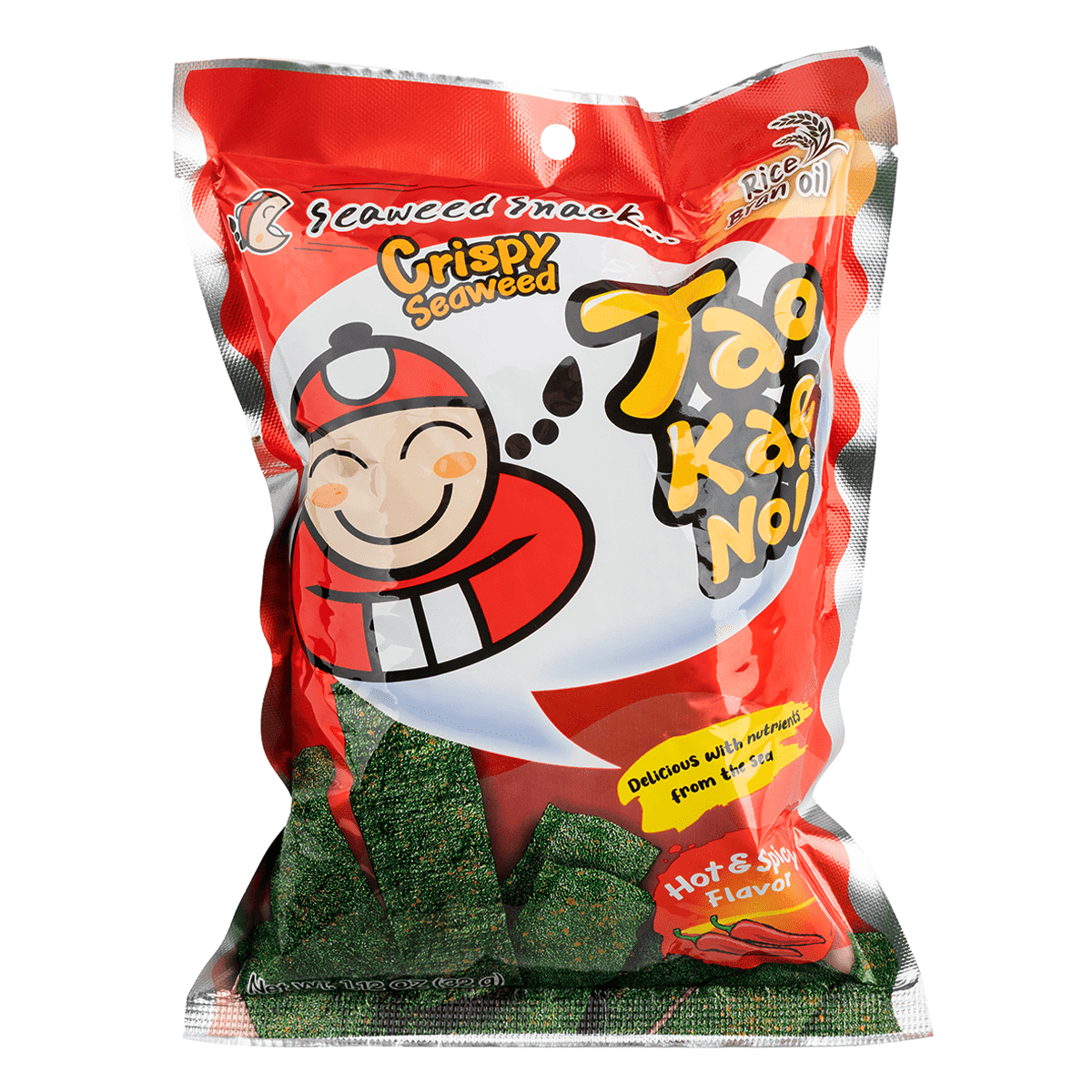 Tao Kae Noi Crispy Seaweed, Hot Spicy Flavor 32 g