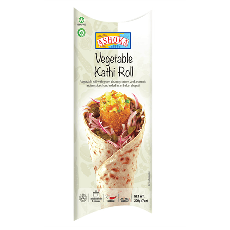 Ashoka Kathi Roll - Vegetable 200gm 200 g