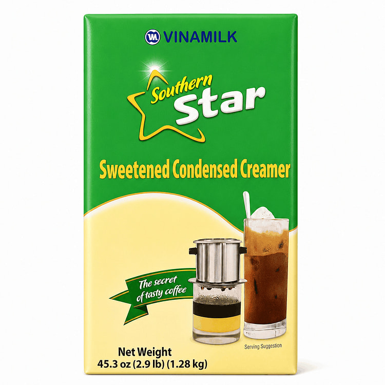 Vinamilk Southern Star Sweetened Condensed Creamer Jumbo Size (2.9 lb) (1.2