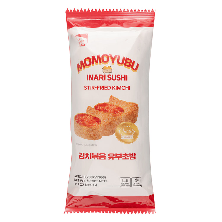 MOMOYUBU Inari Sushi Stir Fried Kimchi 260 g