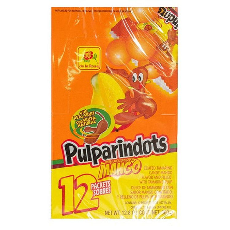 De La Rosa Pulaparindots Mango Flavor 12 count