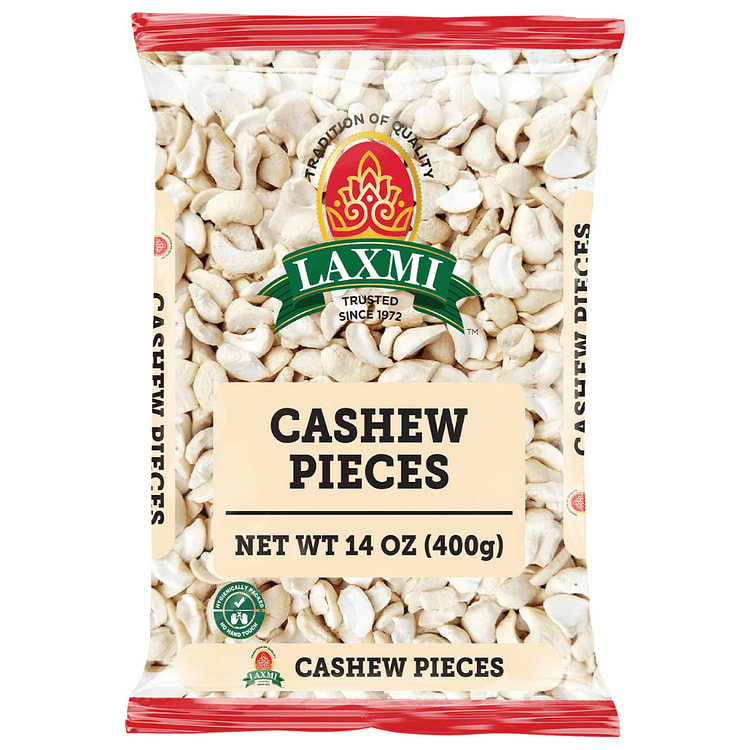 Pedaços de Caju Laxmi 400 g