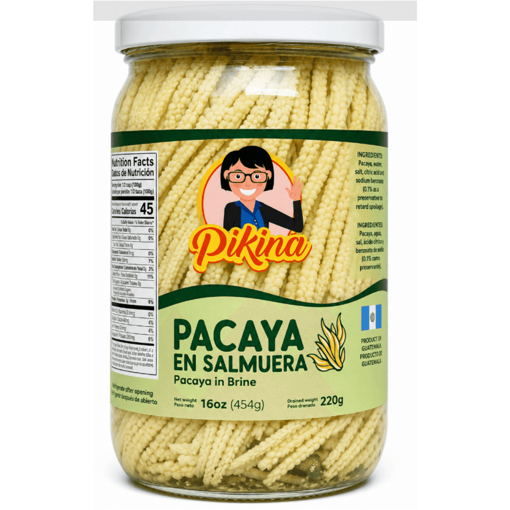 Pikina Pacaya en Salmuera (Pacaya in Brine) 16 oz
