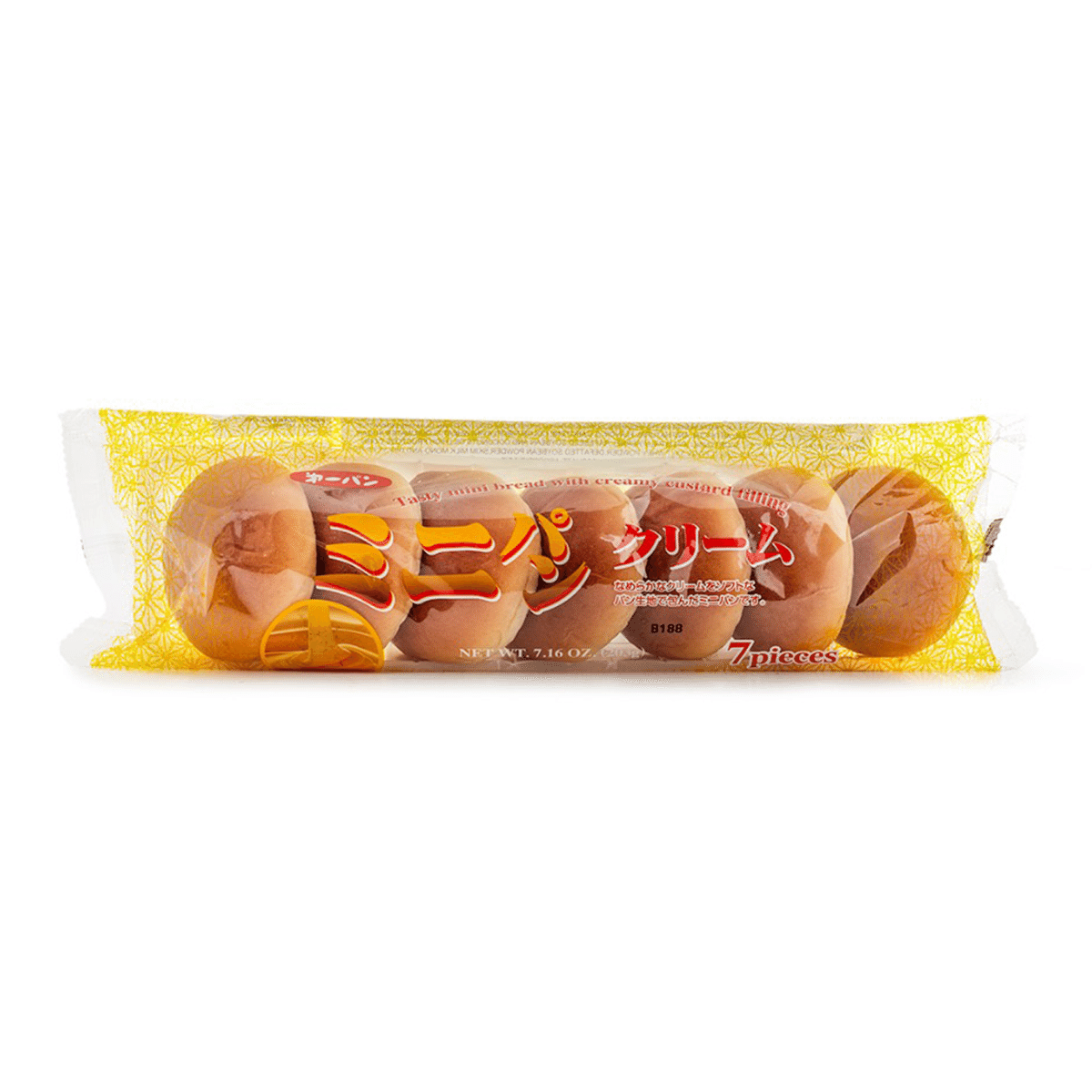 Daiichi Mini Bread with Custard Cream 7pcs, Frozen 203 g