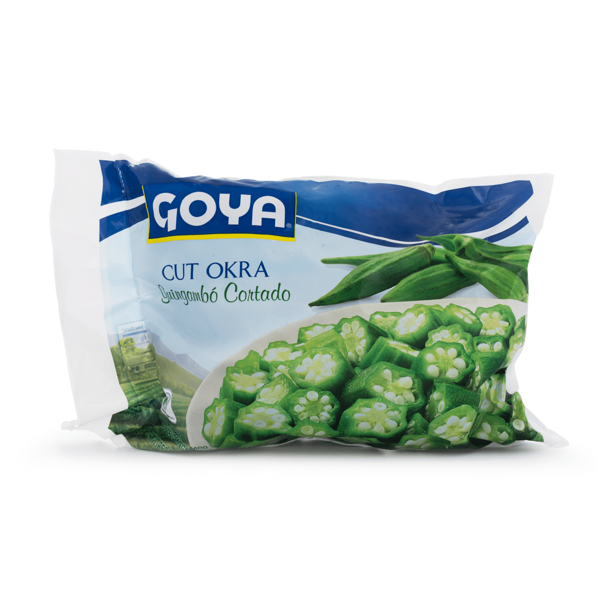 Quiabo Cortado 100% Natural Goya, Congelado 16 oz