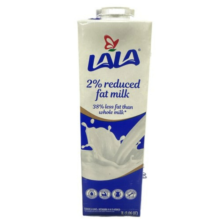 Lala UHT 2% Reduced Fat Mil 33.8 oz