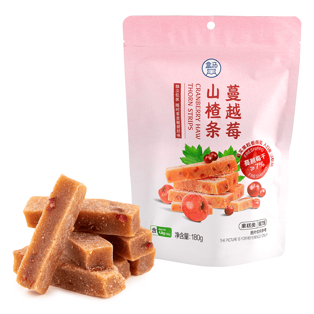 HM Cranberry Hawthorn Strips 180 g