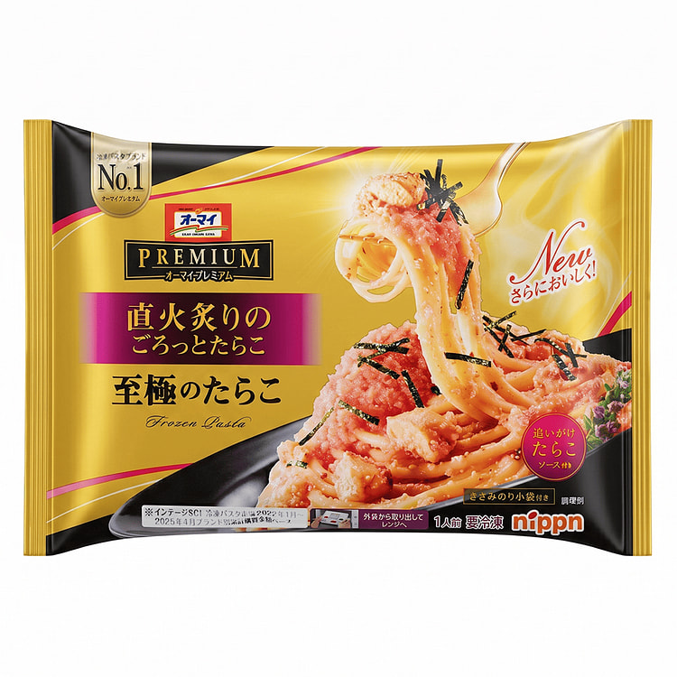 Nippn Oh My Premium 顶级至尊日式明太子鳕鱼子意面 (冷冻) 270 克