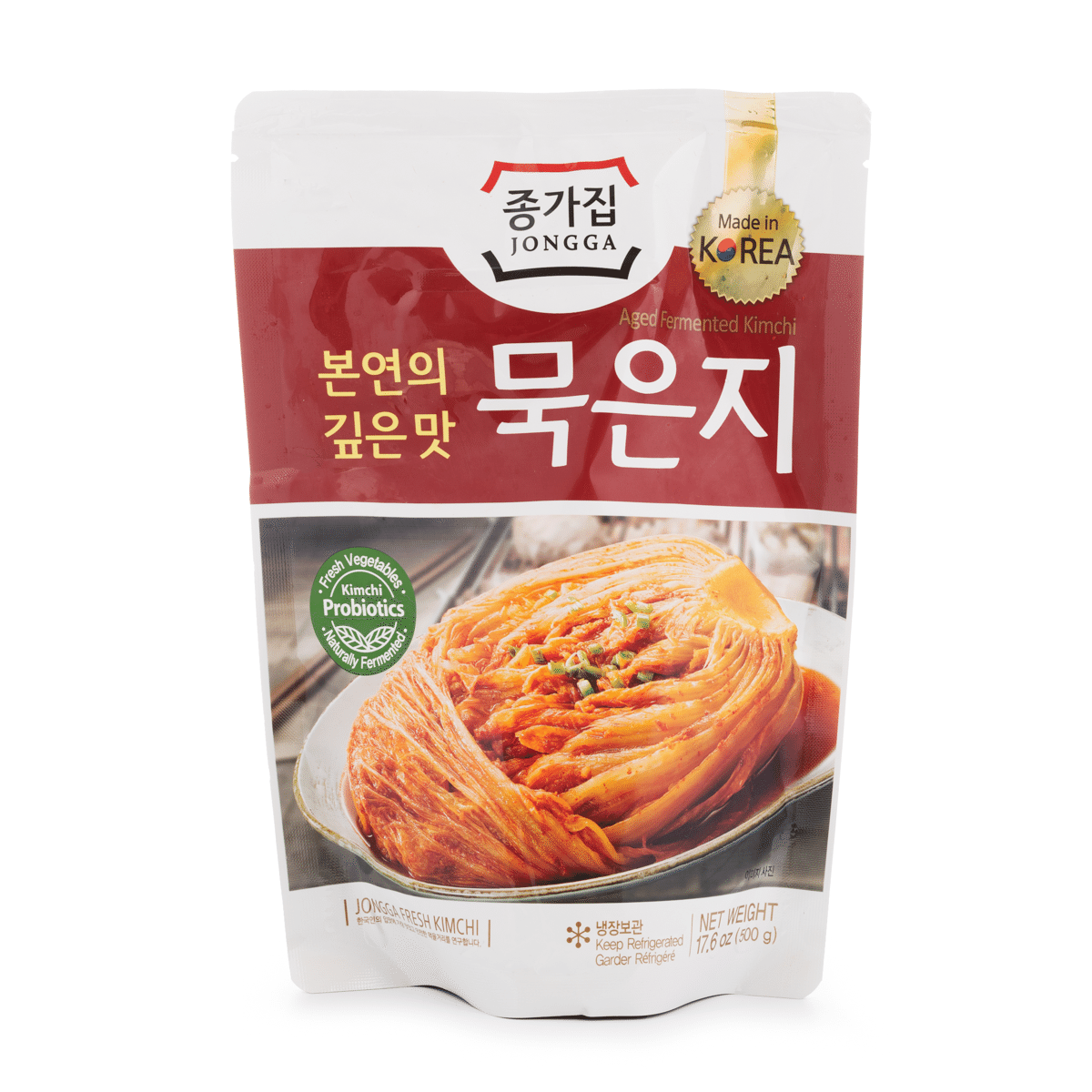 Jongga Old Fermented Poggi Kimchi 500 g