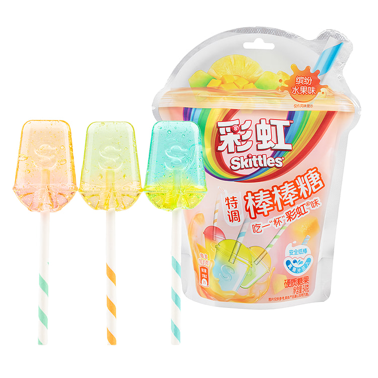 彩虹糖  特调棒棒糖缤纷水果味 54 克