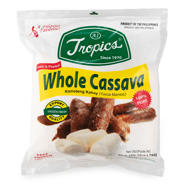 Tropics Whole Cassava (Kamoteng Kahoy/Yucca Manioc) 28 oz