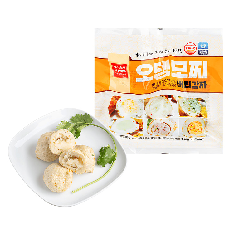 Busan Fish Cake Mochi Ball - Butter & Potato 140 g