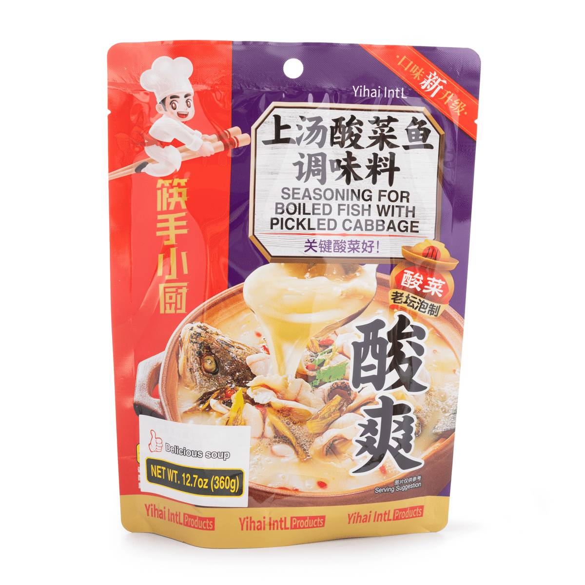 海底捞 上汤酸菜鱼调味料 360 克*24 包