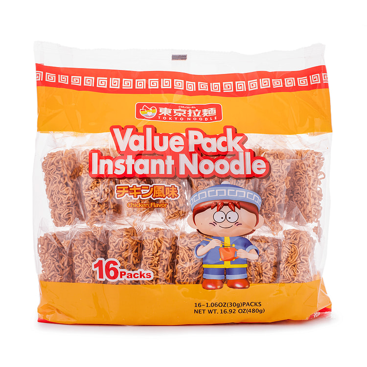 东京拉面 鸡肉味方便面(16包/袋） 16.92 盎司