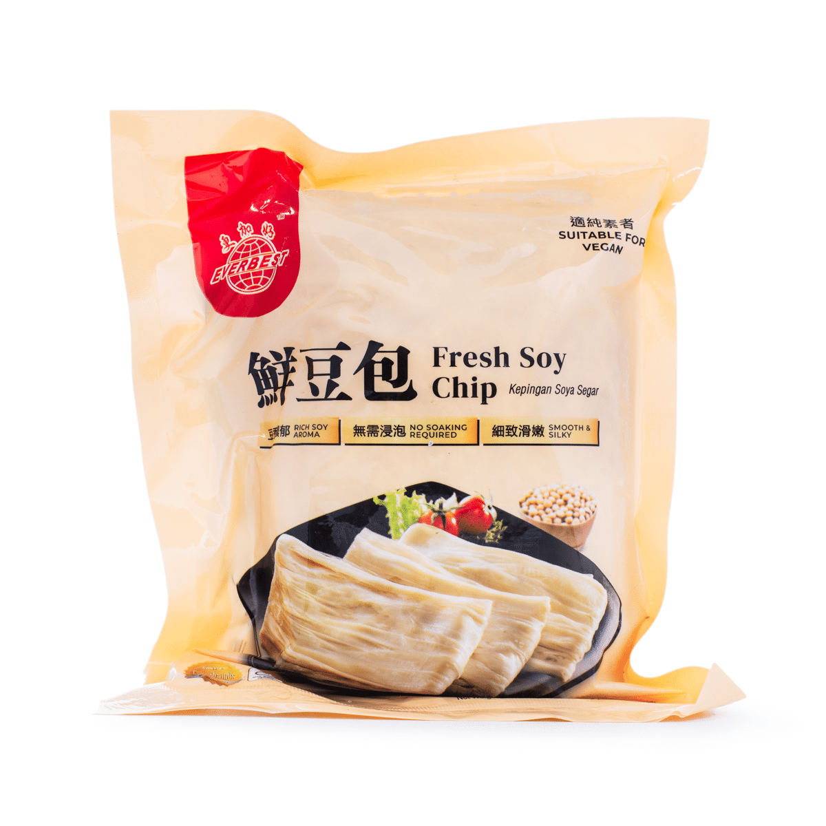 Everbest Fresh Soy Chip, Frozen 500 g