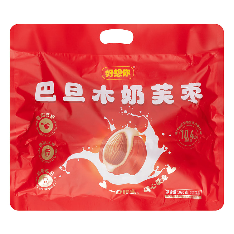 好想你 巴旦木奶芙枣【枣甜奶香 坚果酥脆】 360 克