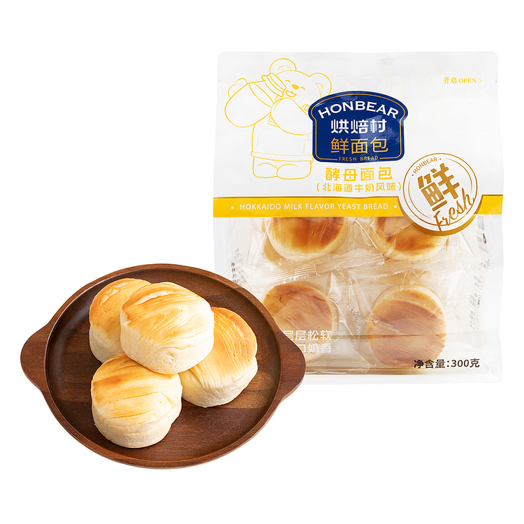 HONBEAR Bread (Hokkaido Flavor) 300g 300 gramo(s)