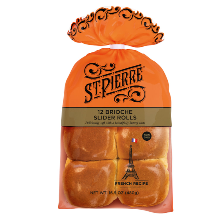 St. Pierre Brioche Slider Rolls 16.9 oz