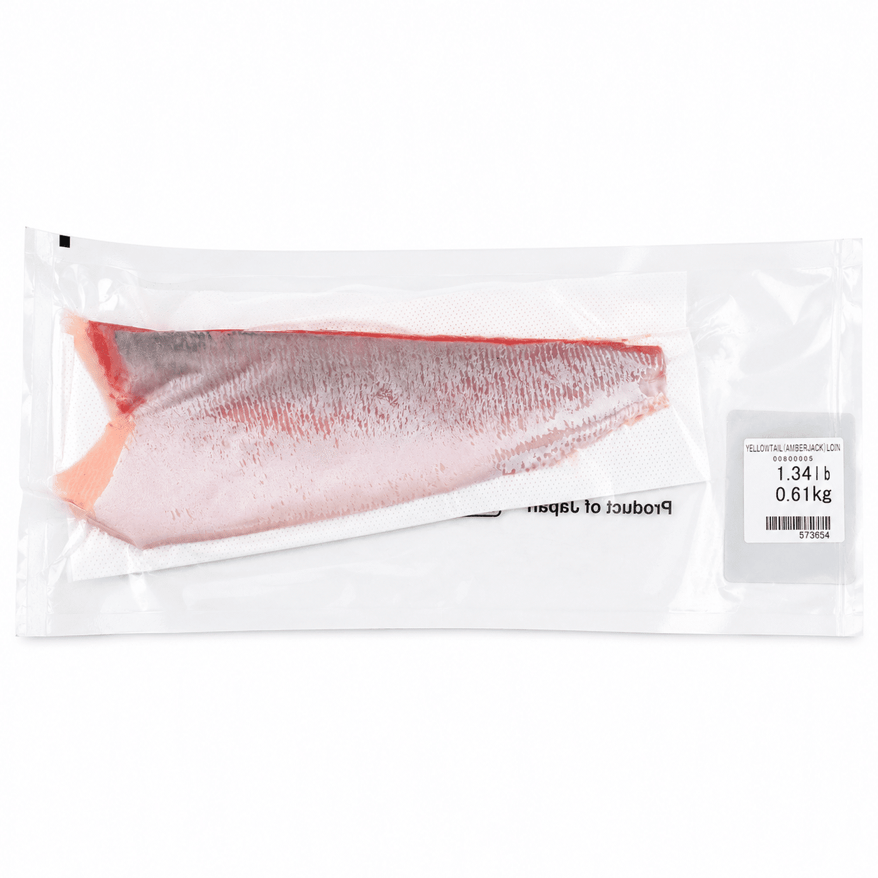Jumbo Hamachi Premium Farm-Raised Yellowtail, Frozen 1.2-1.65 lb