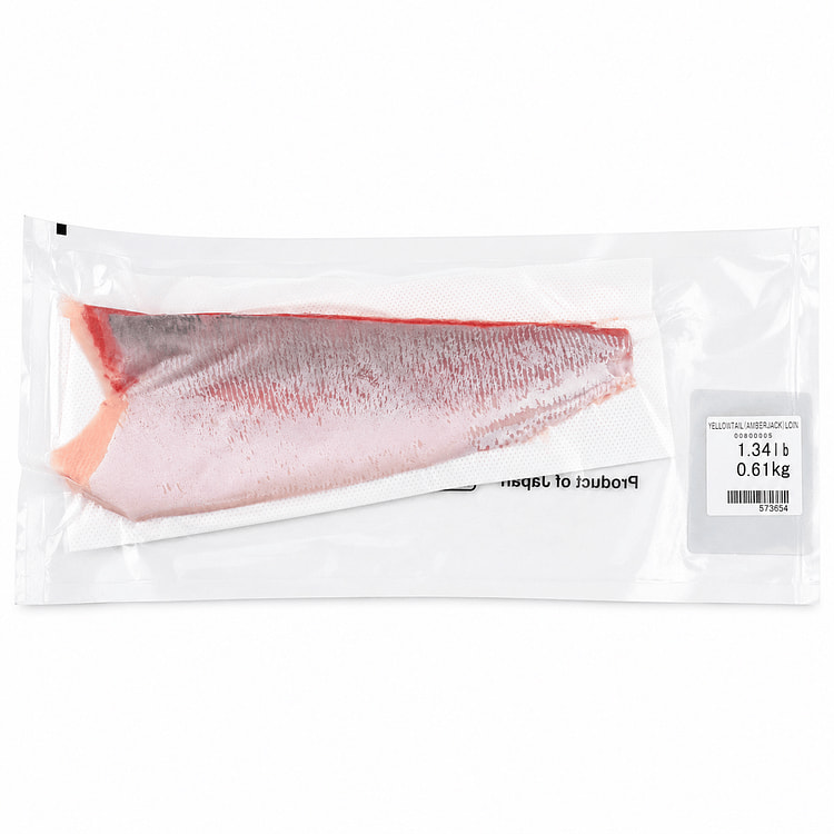 Premium Yellowtail Hamachi Loin, Frozen 1.2-1.65 lb