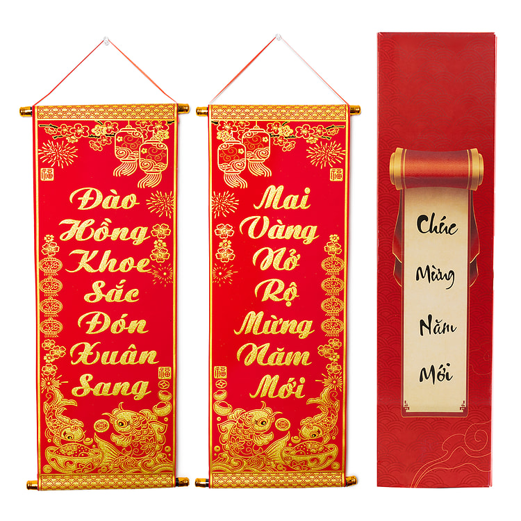 Câu Đối Tết 1 từng cái