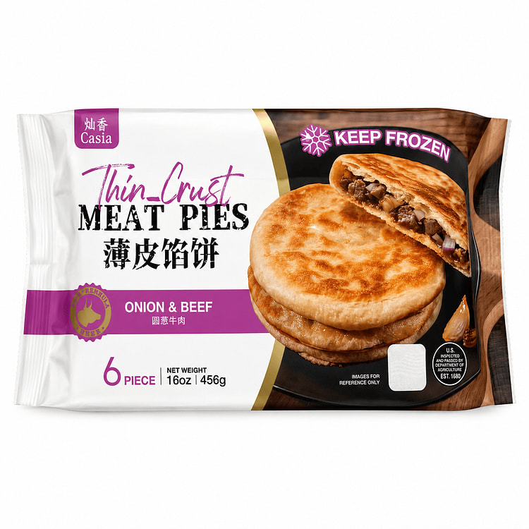 灿香 薄皮馅饼(圆葱牛肉) 456 克