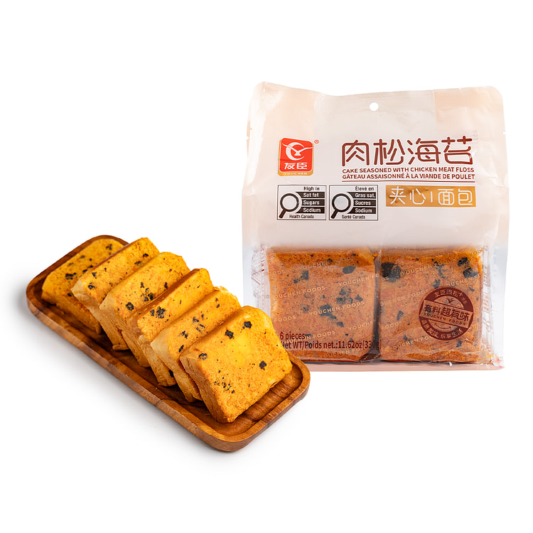 友臣 肉松海苔夹心面包(美国版) 330 克