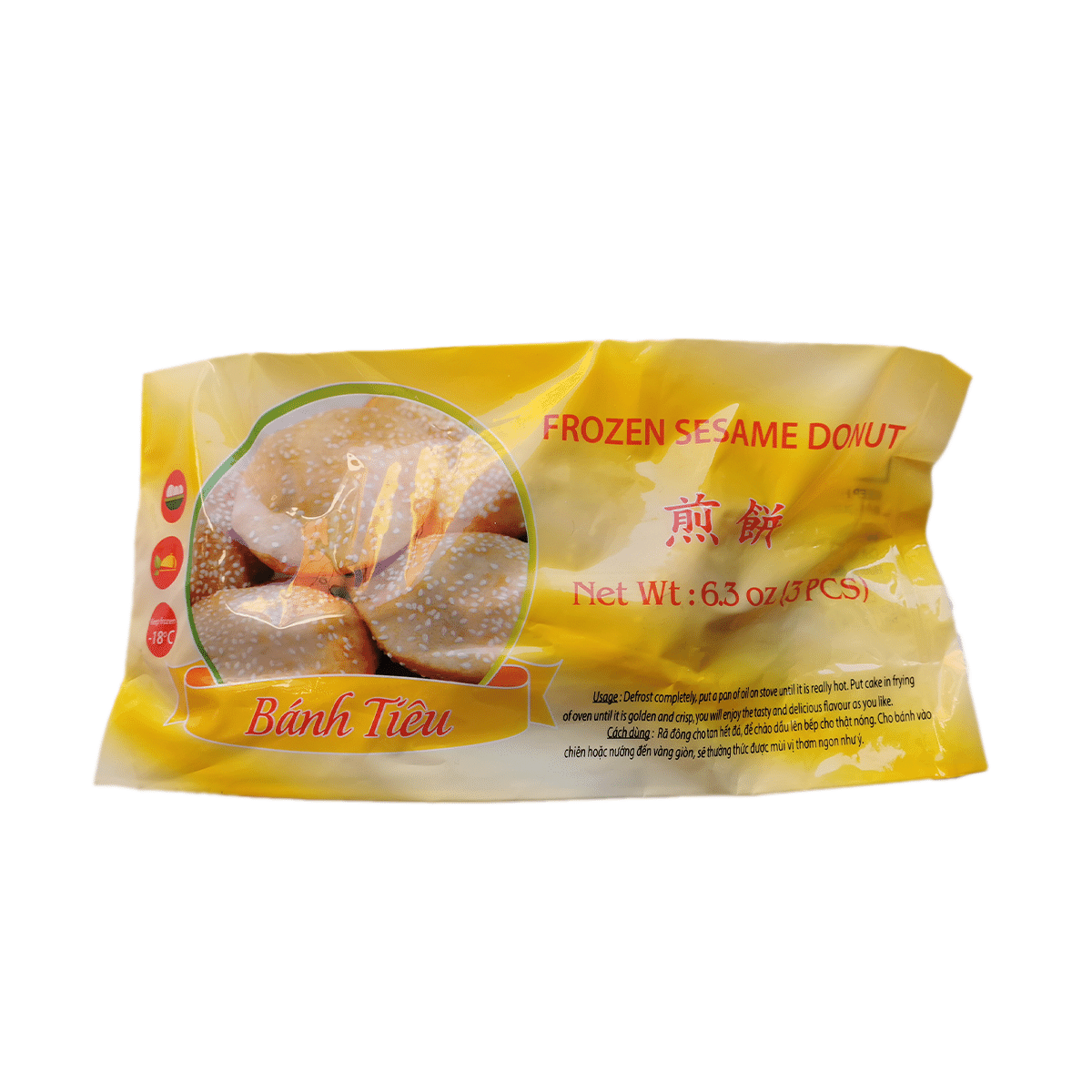 Newtown Frozen Sesame Donut 6.3 oz