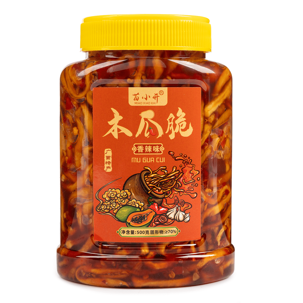 pickled papaya -hot&spicy flavor 500 g