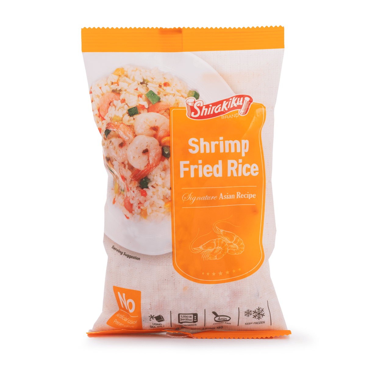 Shirakiku Shrimp Fried Rice, Frozen 250 g