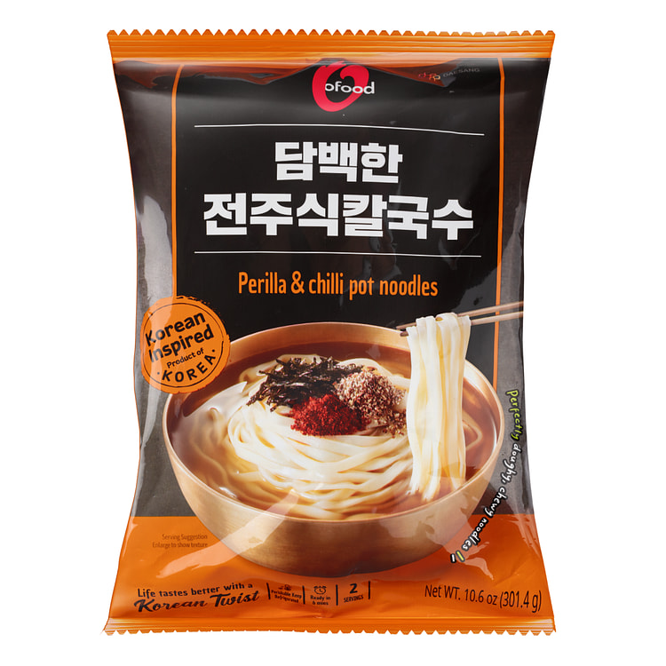 O'Food Perilla & Chilli Pot Noodles (2 serving) 301.4 克