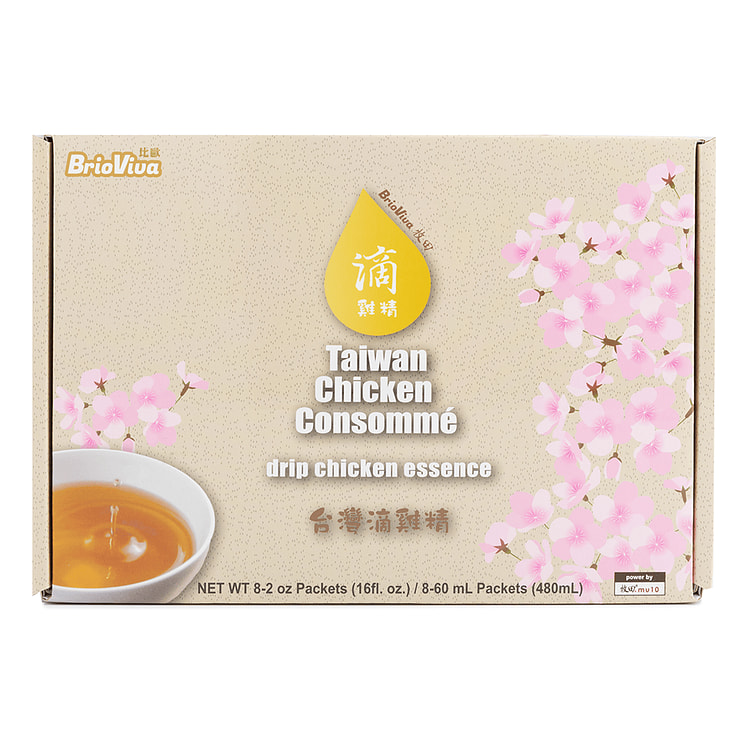 BrioViva 牧田比欧 传统滴鸡精 礼盒 60ml x8包 1 盒