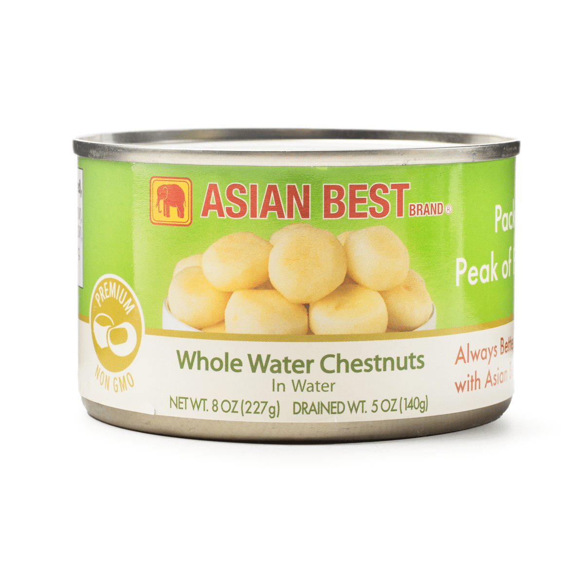 Castanha d'Água Inteira Asian Best 8 onça(s)