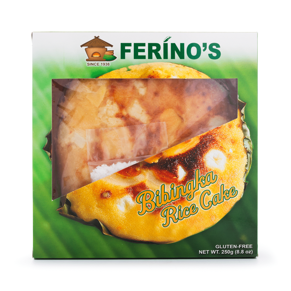 Ferino's Special Bibingka with Salted Egg (Filipino Rice Cake) 8.8 oz