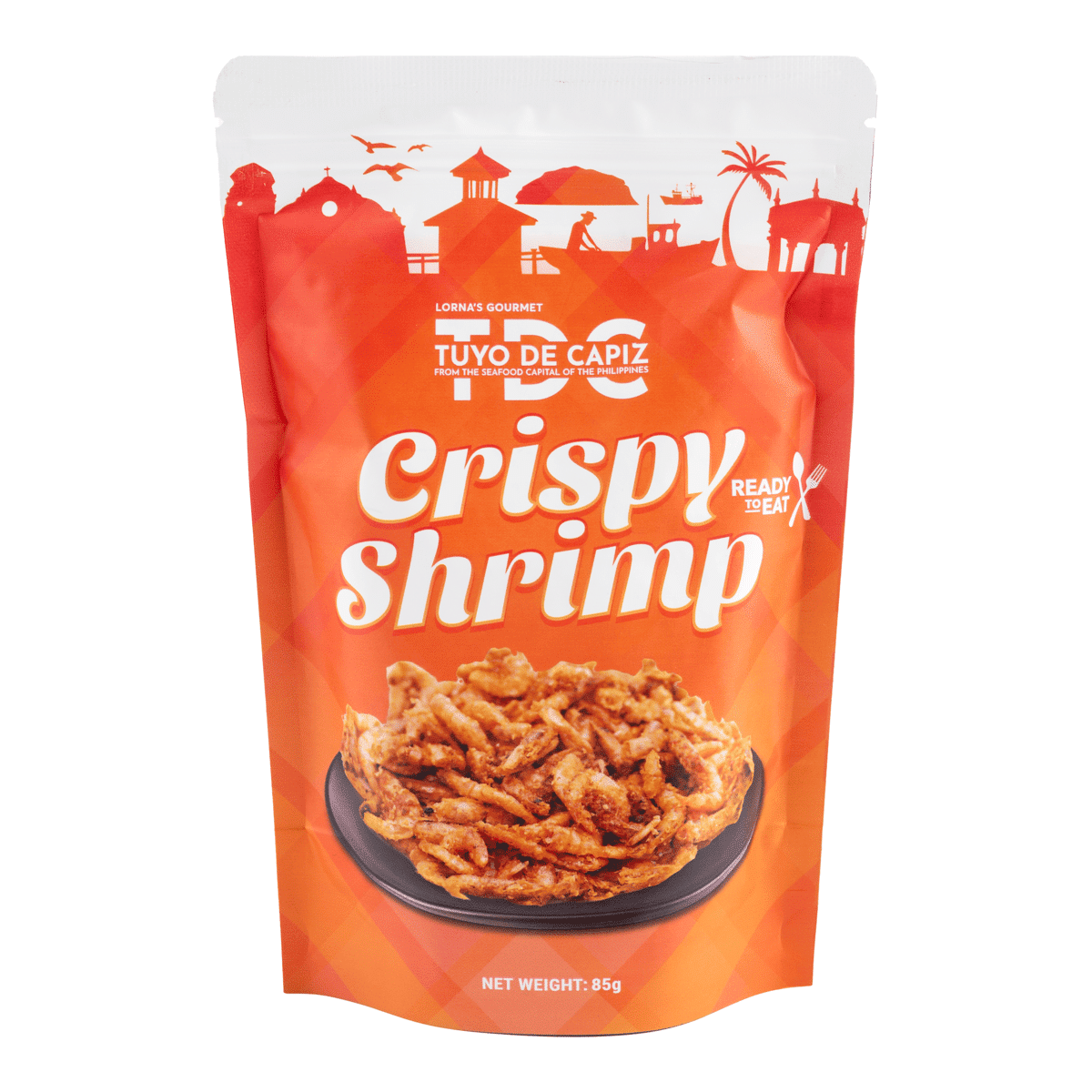 Lorna's Gourmet Tuyo De Capiz Crispy Shrimp 85 g