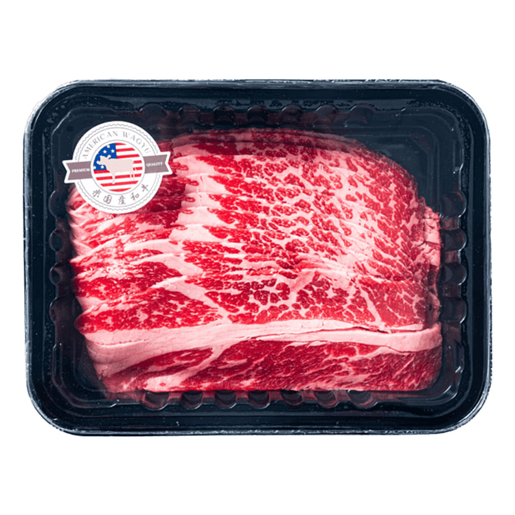 American Wagyu Boneless Beef Short Ribs Slices, Frozen 8 oz