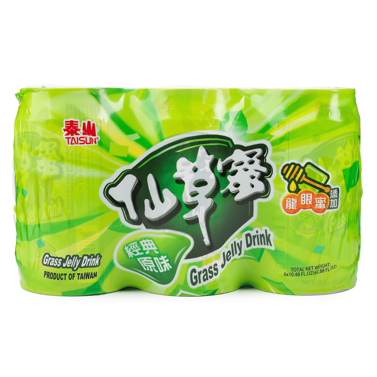 Taisun仙草ゼリードリンク 330 ml(ミリリットル)*6 缶 - Weee!