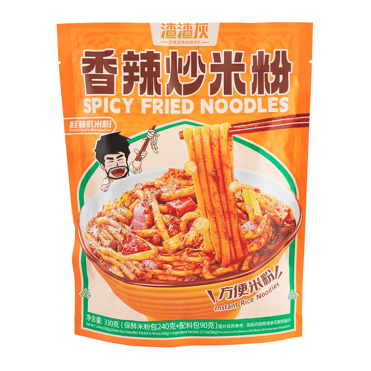 渣渣灰 香辣炒米粉 330 克