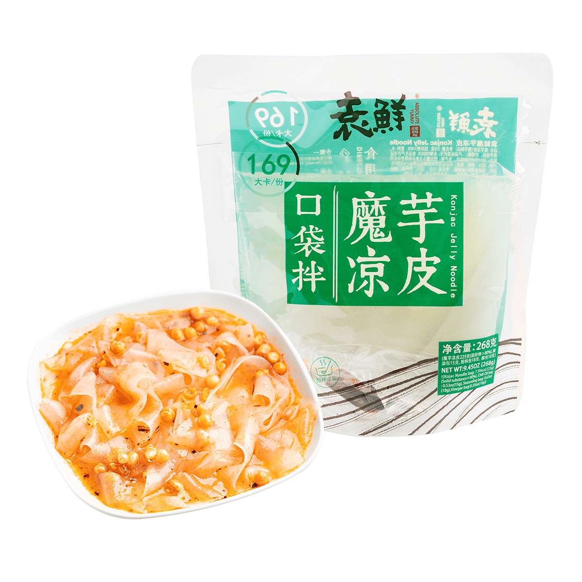 袁鲜 魔芋凉皮 268 克